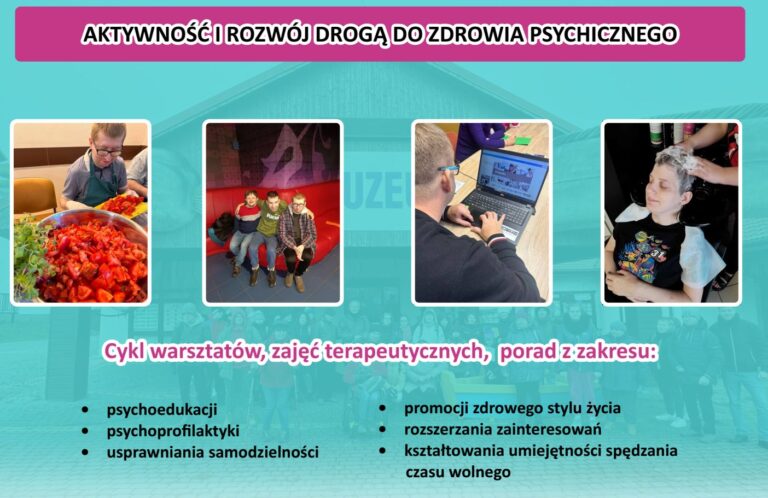 „Aktywność i rozwój drogą do zdrowia psychicznego”